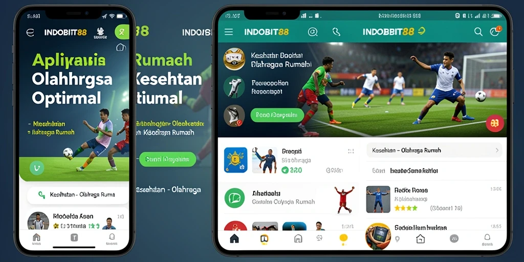 Tampilan antarmuka aplikasi Olahraga Rumah yang mudah digunakan.