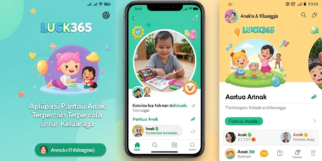 Antarmuka pengguna LUCK365 yang intuitif dan ramah keluarga.