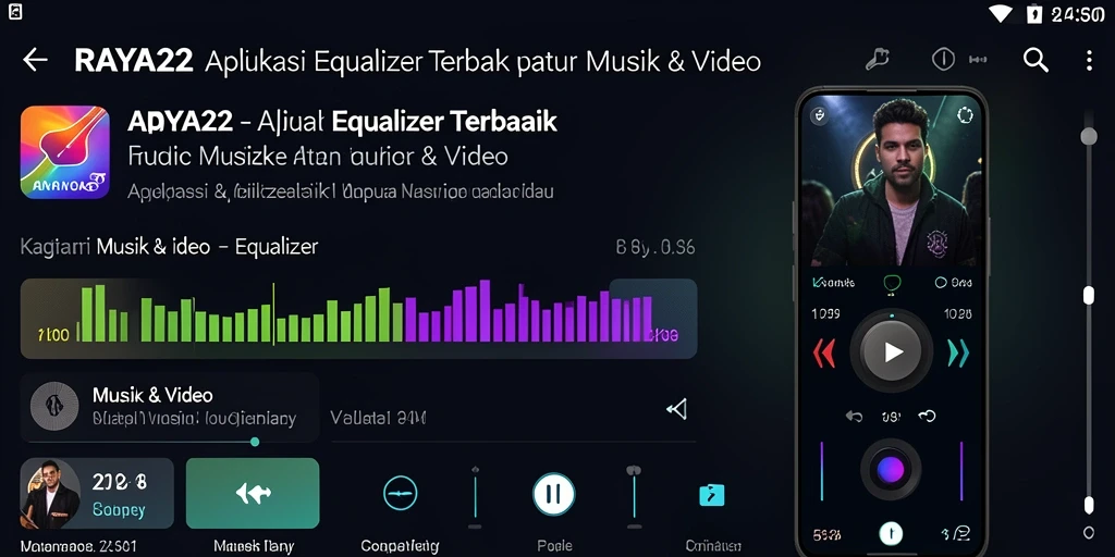 Tampilan antarmuka aplikasi RAYA22 yang menarik dan fungsional.