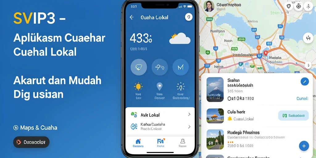 Tampilan antarmuka SVIP3 menampilkan data cuaca yang jelas dan informatif.