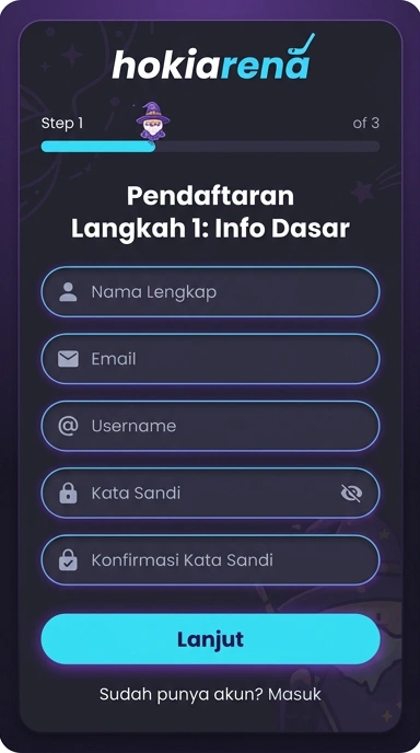 Buat Akun Baru Hokiarena Dengan Mudah